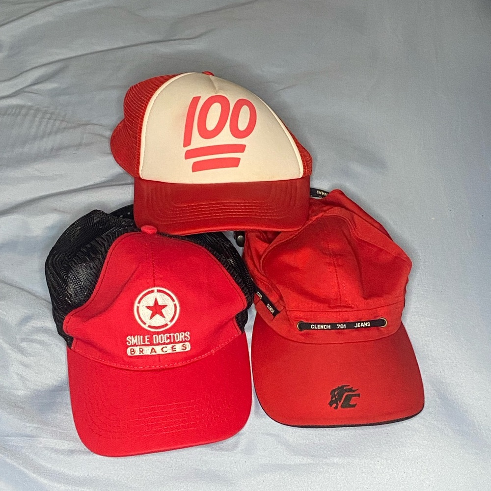 Vintage 3 hat bundle